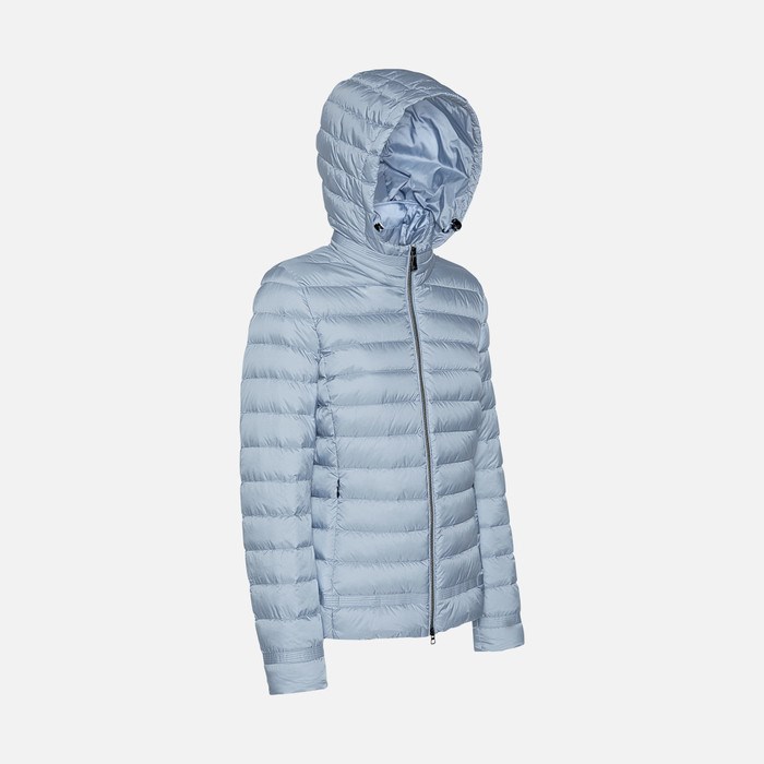 Páperové Bundy Geox Jaysen Damske Stonewash | 95261-YXDW