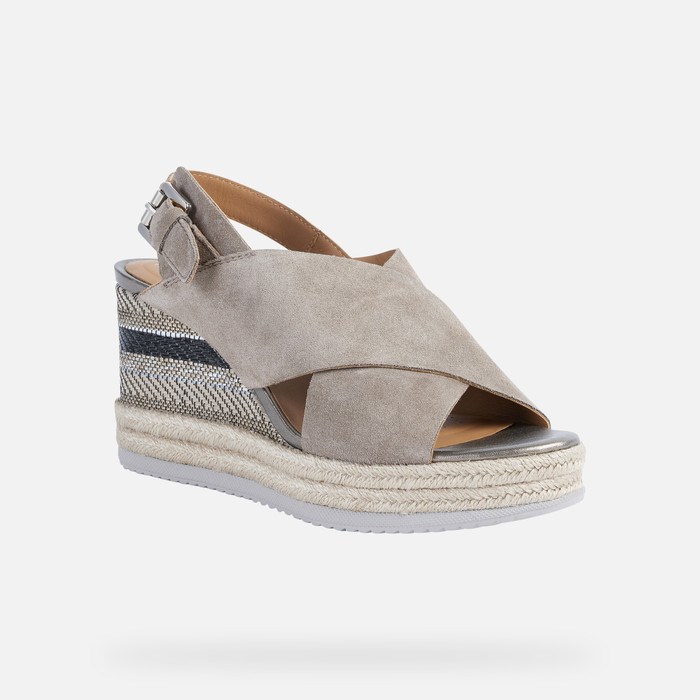 Sandále Geox Ponza Damske Taupe | 57390-RCHU