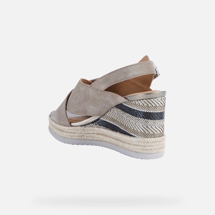 Sandále Geox Ponza Damske Taupe | 57390-RCHU