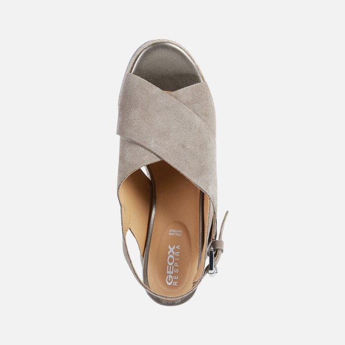 Sandále Geox Ponza Damske Taupe | 57390-RCHU