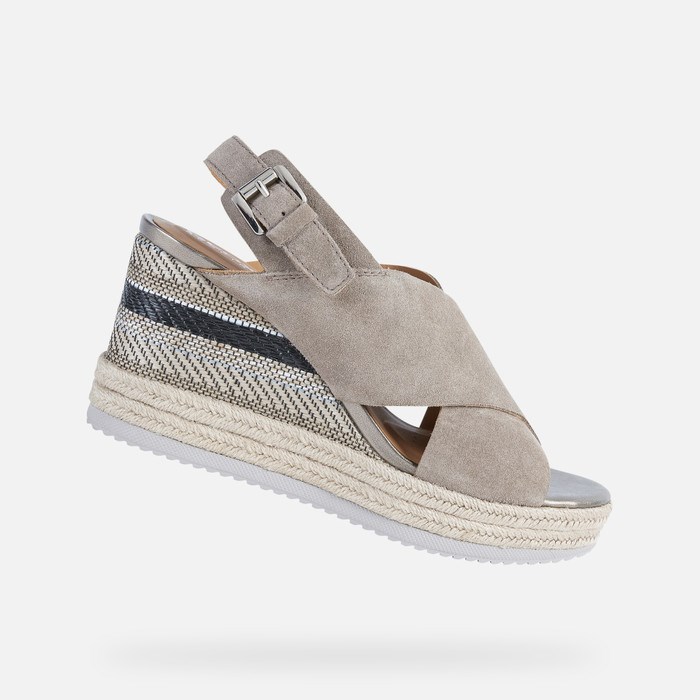Sandále Geox Ponza Damske Taupe | 57390-RCHU