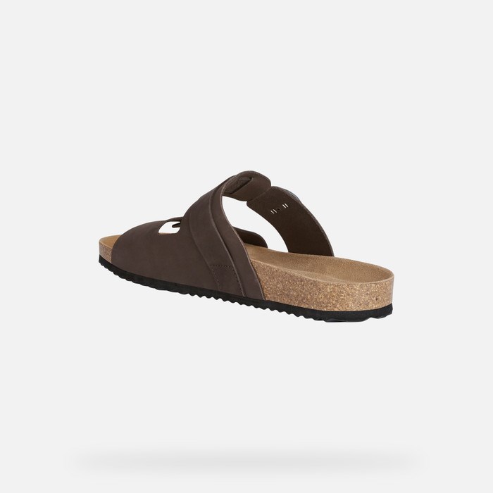 Sandále Geox Sandal Ghita Panske Tmavo Káva | 15362-KUQM