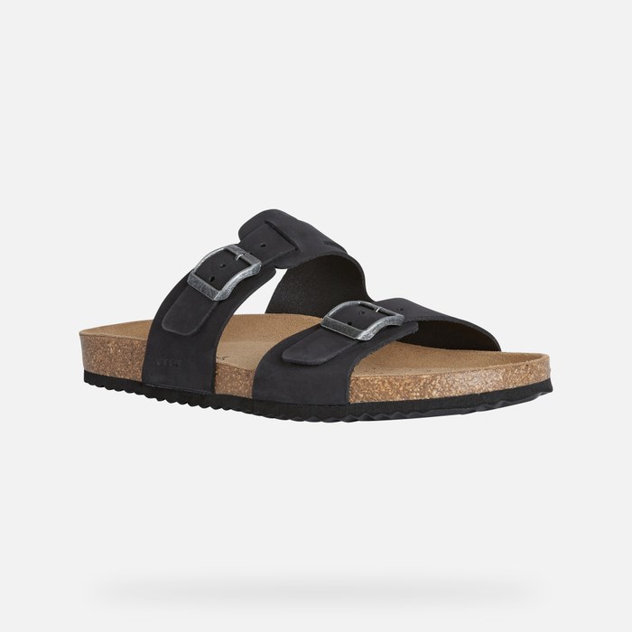 Sandále Geox Sandal Ghita Panske Čierne | 30671-WXRL