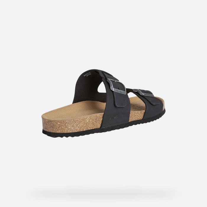 Sandále Geox Sandal Ghita Panske Čierne | 30671-WXRL