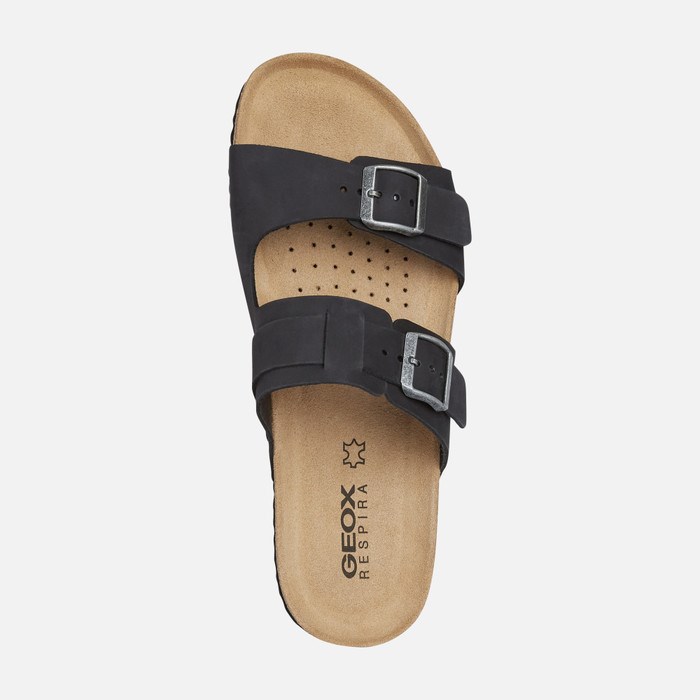 Sandále Geox Sandal Ghita Panske Čierne | 30671-WXRL