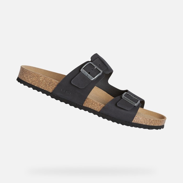 Sandále Geox Sandal Ghita Panske Čierne | 30671-WXRL