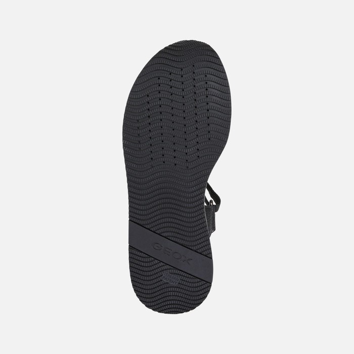 Sandále Geox Sandal Kency Damske Čierne | 04923-DFRZ