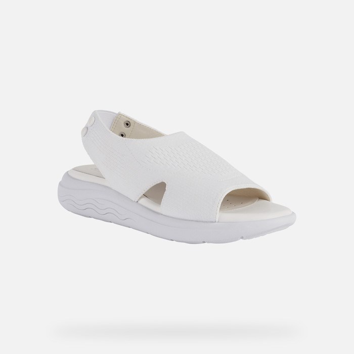 Sandále Geox Spherica Ec5 Damske Biele | 29047-RTMS