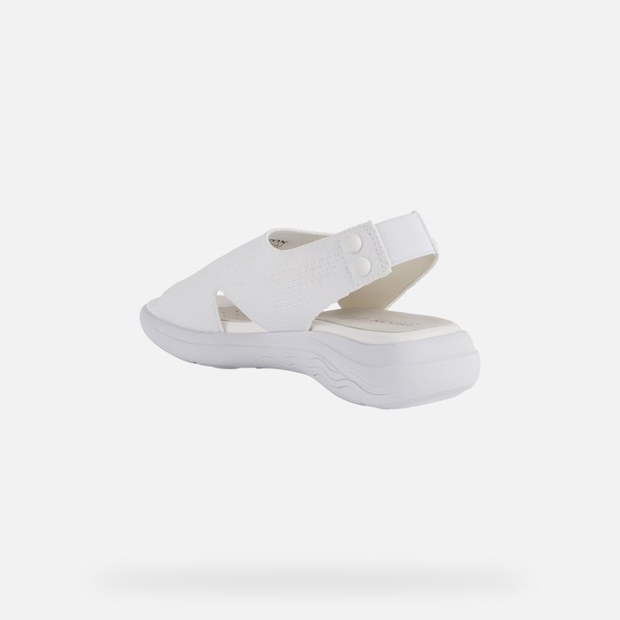 Sandále Geox Spherica Ec5 Damske Biele | 29047-RTMS
