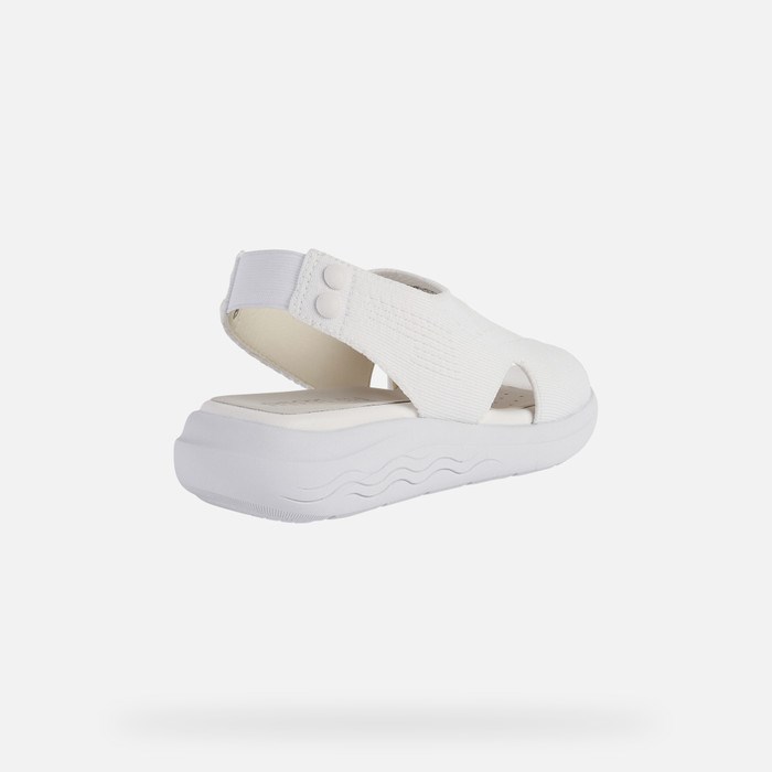 Sandále Geox Spherica Ec5 Damske Biele | 29047-RTMS
