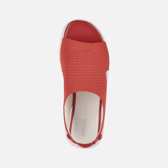 Sandále Geox Spherica Ec5 Damske Červené | 49726-NTBV