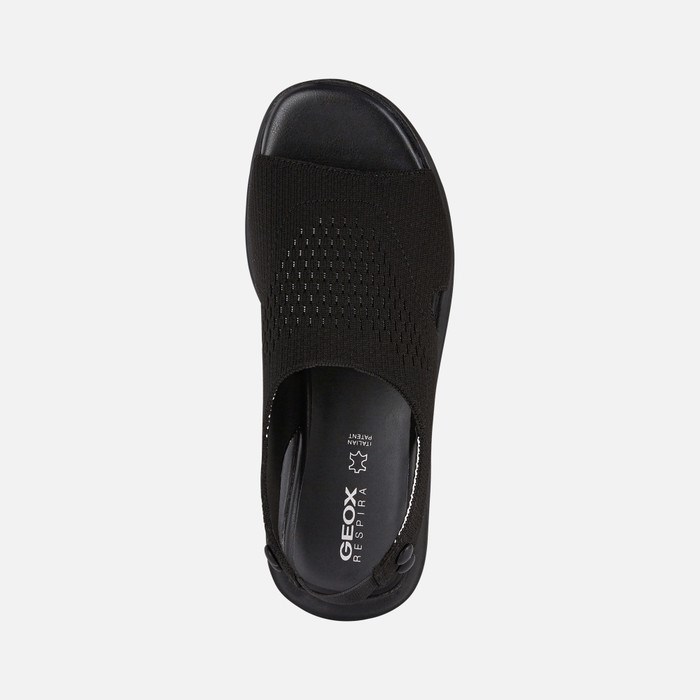 Sandále Geox Spherica Ec5 Damske Čierne | 45786-XOVG