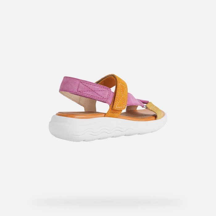 Sandále Geox Spherica Ec5w Damske Fuchsie Oranžové | 14236-PUKE