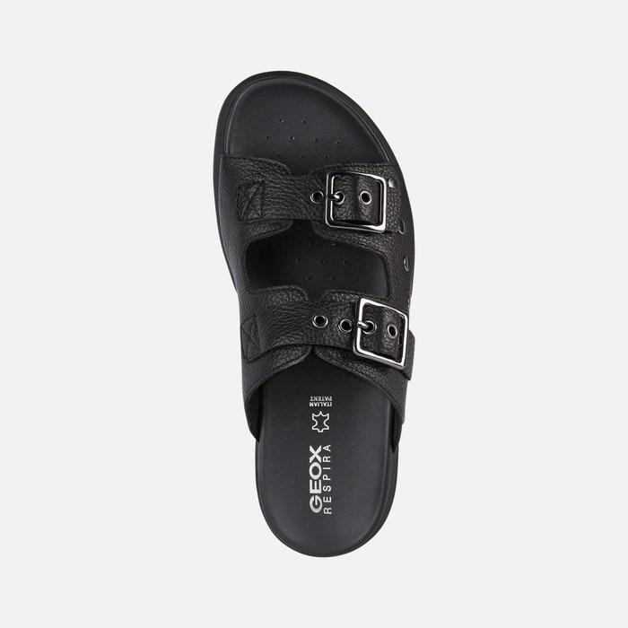 Sandále Geox Xand 2.1s Damske Čierne | 24168-BIAQ