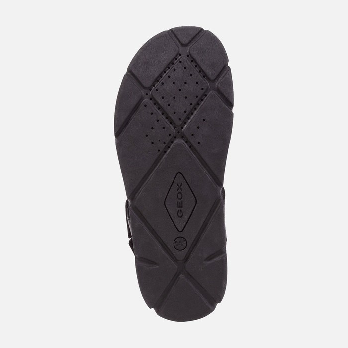 Sandále Geox Xand 2s Panske Čierne | 32840-XLTO