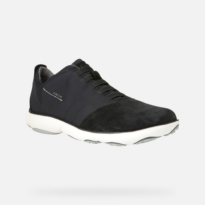 Slip On Geox Nebula Panske Čierne | 48072-SYIU