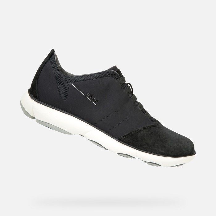 Slip On Geox Nebula Panske Čierne | 48072-SYIU