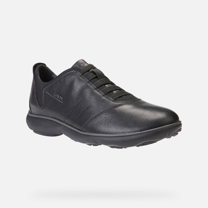 Slip On Geox Nebula Panske Čierne | 63015-SWLQ