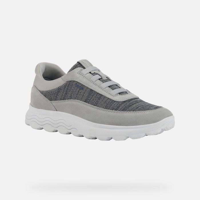 Slip On Geox Spherica Panske Svetlo Siva | 74620-ZKUO