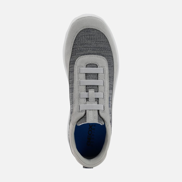 Slip On Geox Spherica Panske Svetlo Siva | 74620-ZKUO