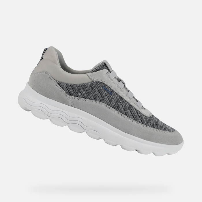 Slip On Geox Spherica Panske Svetlo Siva | 74620-ZKUO
