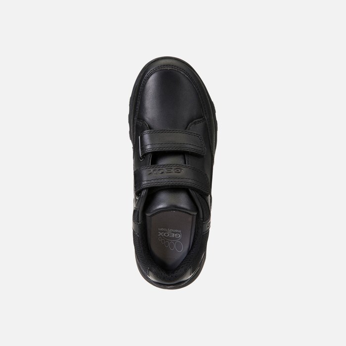 Slip On Geox Xunday Chlapcenske Čierne | 64283-XSWA