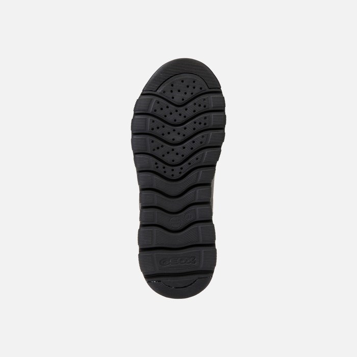 Slip On Geox Xunday Chlapcenske Čierne | 64283-XSWA