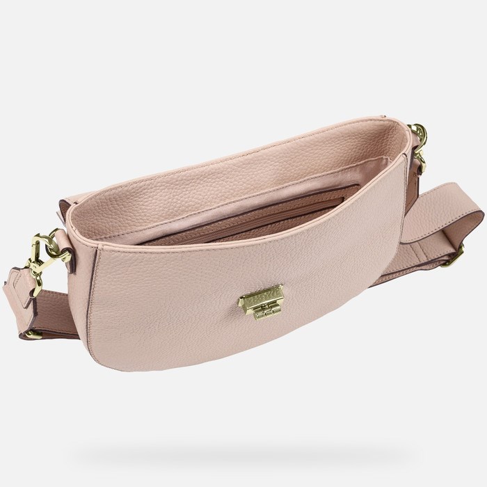 Taška Cez Rameno Geox Flavie Damske Ivory | 86021-WDTC