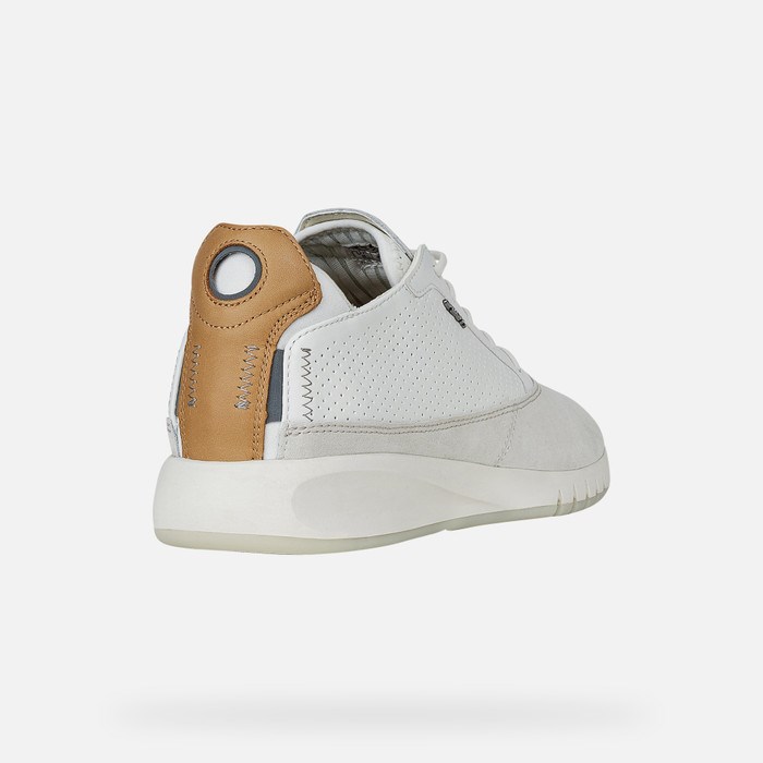 Tenisky Geox Aerantis Panske Biele | 36218-IOJT