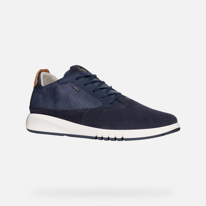 Tenisky Geox Aerantis Panske Námornícka Modrá | 47310-MOVU