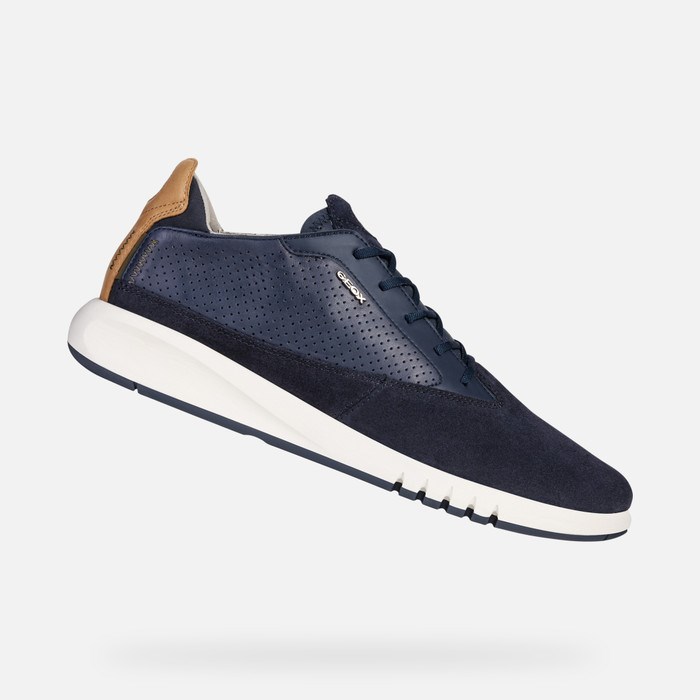 Tenisky Geox Aerantis Panske Námornícka Modrá | 47310-MOVU