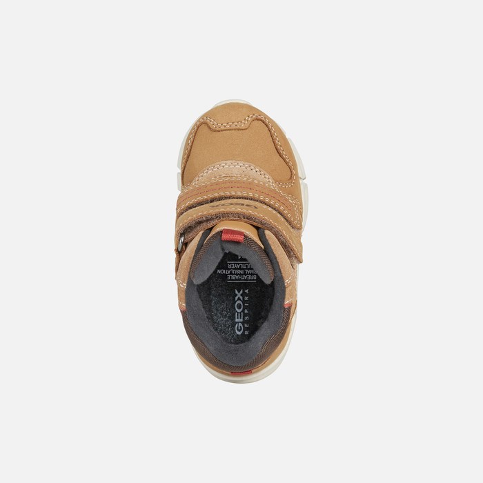 Tenisky Geox Flexyper Abx Pre Babatka Hnede | 64905-BLDX