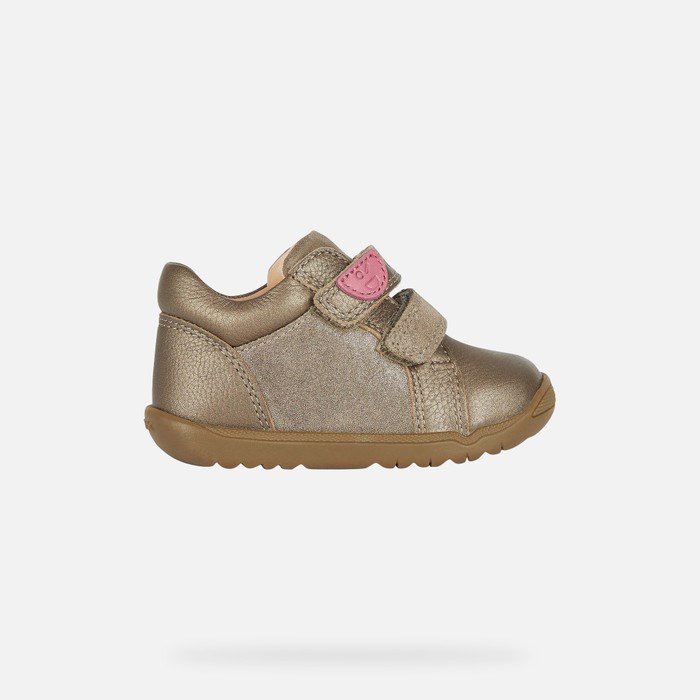 Tenisky Geox Macchia Pre Babatka Siva | 35792-IVFJ