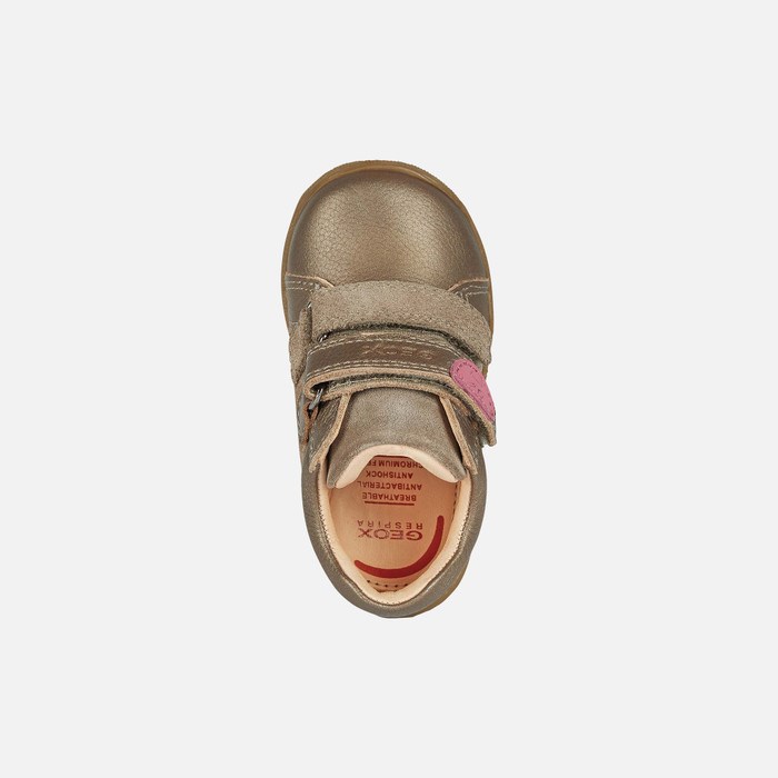 Tenisky Geox Macchia Pre Babatka Siva | 35792-IVFJ