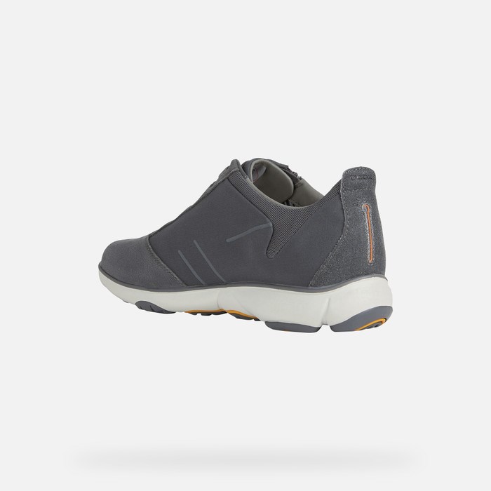 Tenisky Geox Nebula Panske Anthracite | 10346-MCJN
