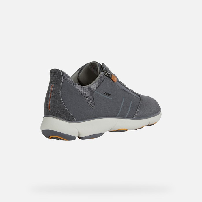 Tenisky Geox Nebula Panske Anthracite | 10346-MCJN