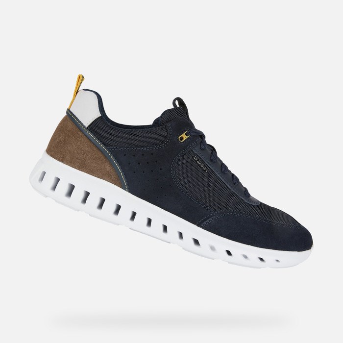 Tenisky Geox Outstream Panske Námornícka Modrá | 62045-FAHX