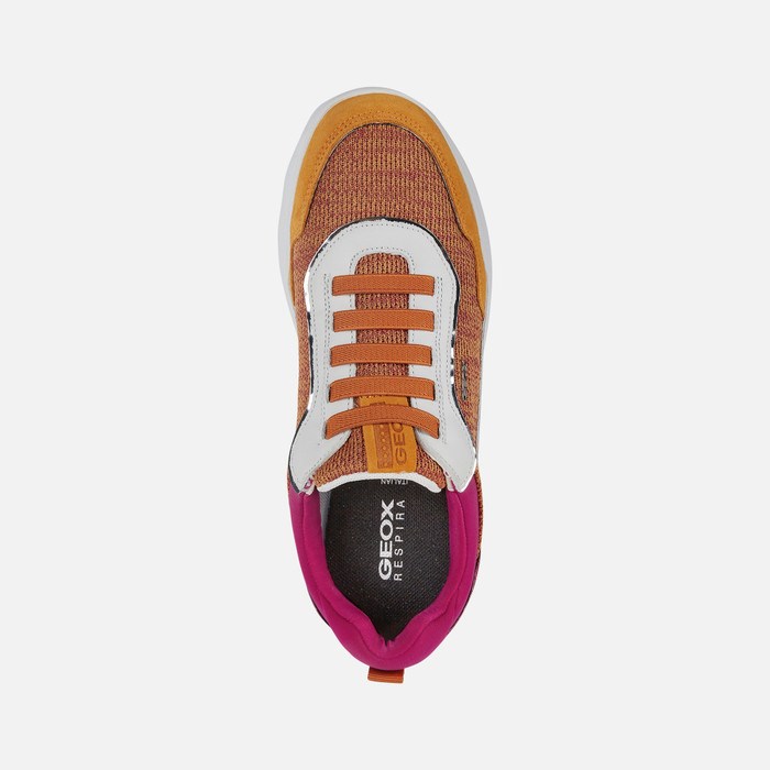 Tenisky Geox Spherica Damske Oranžové Fuchsie | 83917-GSVO