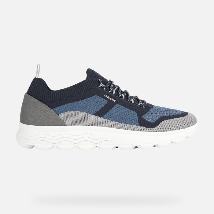 Tenisky Geox Spherica Panske Námornícka Modrá Siva | 28639-RCJZ