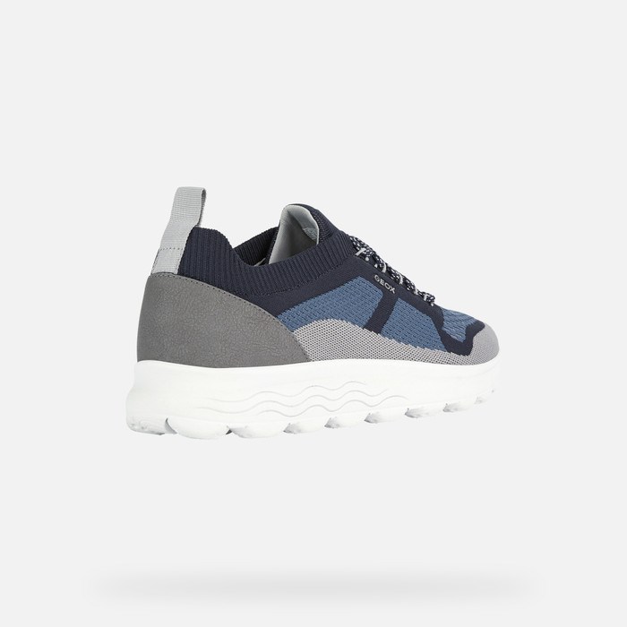 Tenisky Geox Spherica Panske Námornícka Modrá Siva | 28639-RCJZ