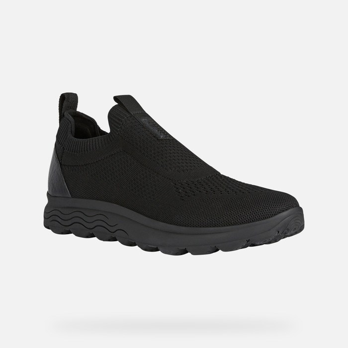 Tenisky Geox Spherica Panske Čierne | 39107-YKVE