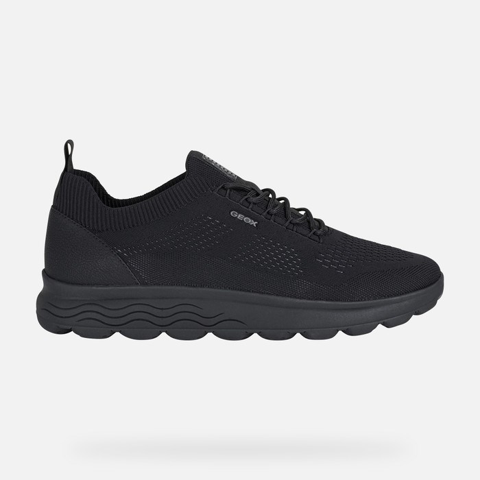 Tenisky Geox Spherica Panske Čierne | 54630-FMEN