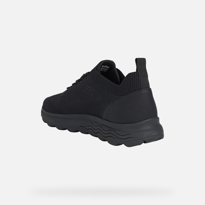Tenisky Geox Spherica Panske Čierne | 54630-FMEN