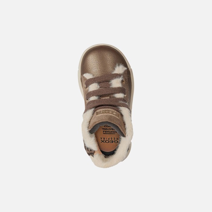 Tenisky Geox Trottola Pre Babatka Siva Biele | 84719-KVEL
