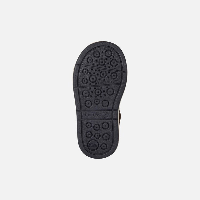 Tenisky Geox Trottola Pre Babatka Siva Biele | 84719-KVEL