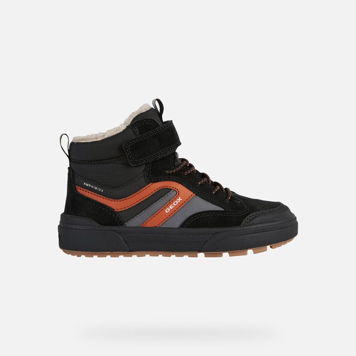 Tenisky Geox Weemble Abx Chlapcenske Čierne | 60581-GPYR