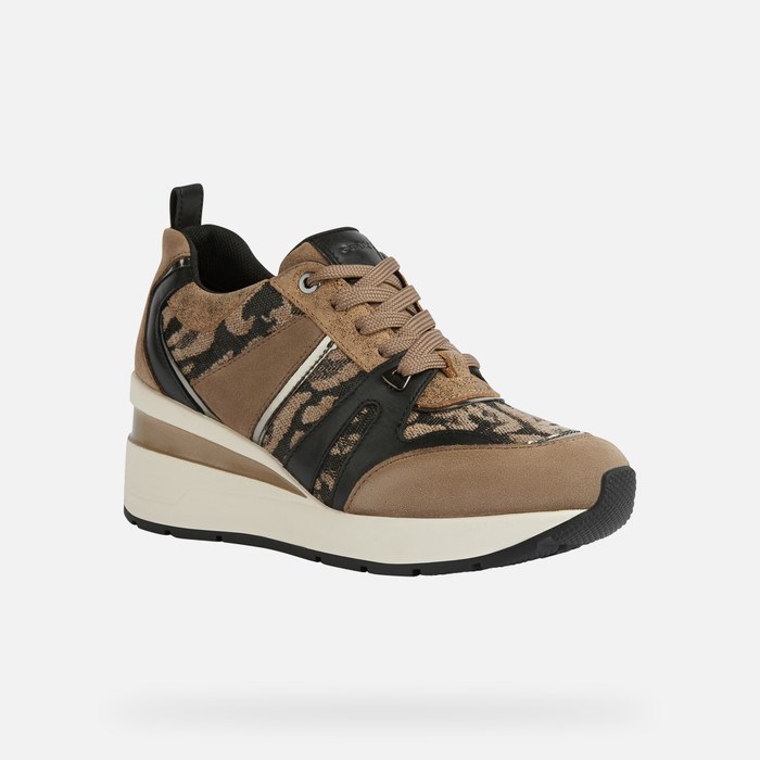 Tenisky Geox Zosma Damske Sand | 16043-AOUH